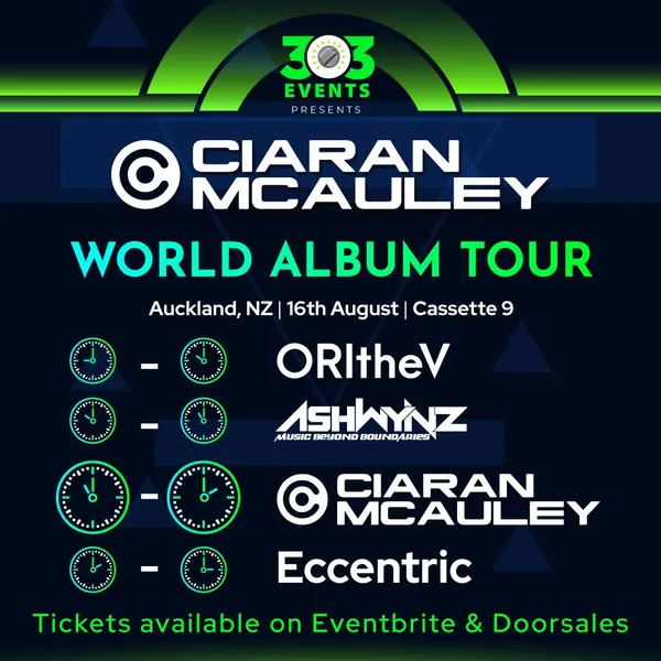 303 Events Pres. Ciaran McAuley (World Album Tour)